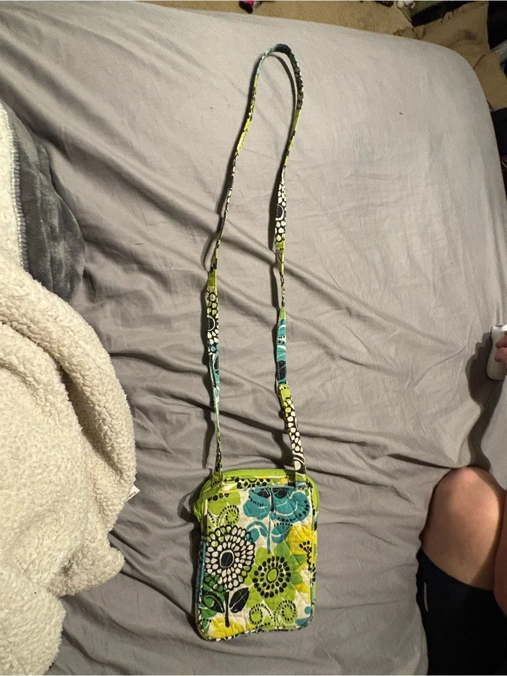 2 Vera Bradley Floral Bags in Green Multi color